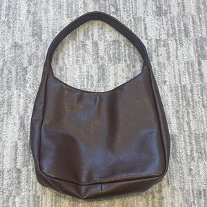 Brown Leather Shoulder Bag